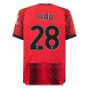 Maillot de Supporter AC Milan Thiaw 28 Domicile 2023-24 Pour Homme